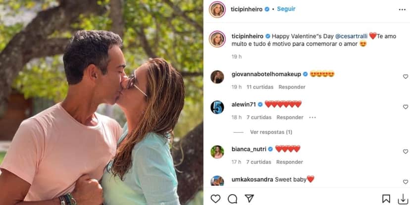 César Tralli e Ticiane Pinheiro César Tralli e Ticiane Pinheiro