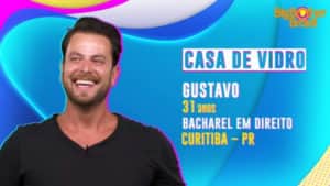 Gustavo é o novo integrante do BBB22 (Foto: Reprodução / Globoplay) Gustavo é o novo integrante do BBB22 (Foto: Reprodução / Globoplay)