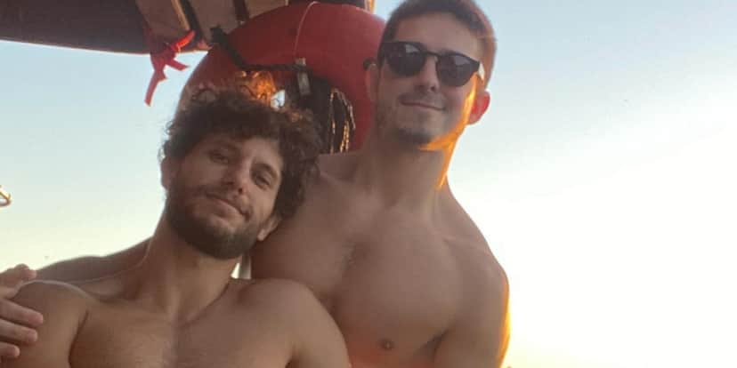 Igor Cosso e namorado (Reprodução)