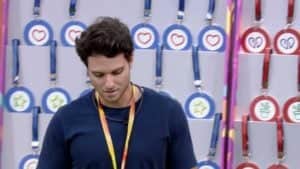 Lucas no Jogo da Discórdia de 21/02 (Foto: Reprodução / Globoplay) Lucas no Jogo da Discórdia de 21/02 (Foto: Reprodução / Globoplay)