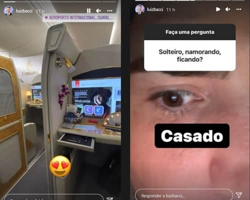 Luiz Bacci falou sobre sua vida íntima em viagem para fora do Brasil- Foto: Reprodução Luiz Bacci falou sobre sua vida íntima em viagem para fora do Brasil- Foto: Reprodução