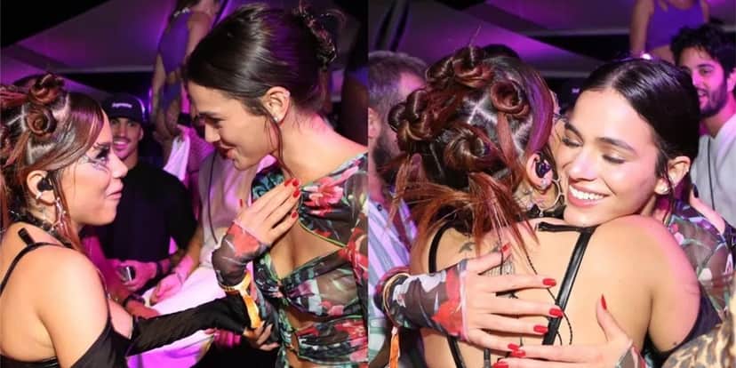 Anitta e Bruna Marquezine reataram a amizade Anitta e Bruna Marquezine reataram a amizade