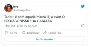 Web reagiu ao deboche de Tadeu para a equipe de Jade (Foto: Reprodução / Twitter) Web reagiu ao deboche de Tadeu para a equipe de Jade (Foto: Reprodução / Twitter)