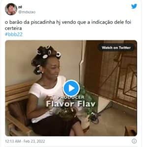 Internautas reagiram ao fato do líder ter indicado Brunna e ela ter sido eliminada (Foto: Reprodução / Twitter) Internautas reagiram ao fato do líder ter indicado Brunna e ela ter sido eliminada (Foto: Reprodução / Twitter)