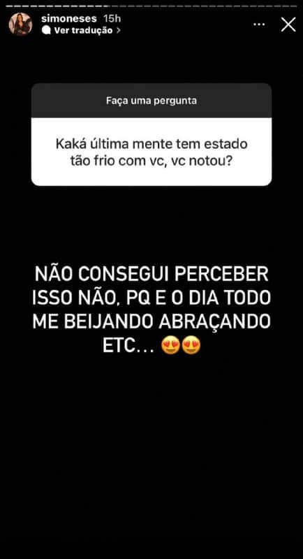 Simone falou sobre o casamento com Kaká Diniz (Foto: Reprodução/ Instagram) Simone falou sobre o casamento com Kaká Diniz (Foto: Reprodução/ Instagram)