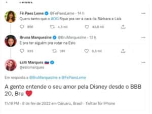 ADM de Eslô lo responde comentário de Bruna Marquezine (Foto: Reprodução / Twitter) ADM de Eslô lo responde comentário de Bruna Marquezine (Foto: Reprodução / Twitter)
