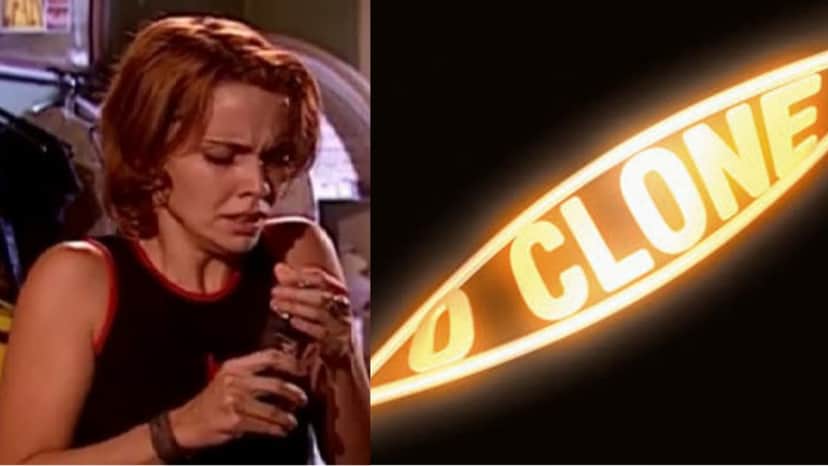 Débora Falabella em cena de "O Clone" (Montagem/ Reprodução) Débora Falabella em cena de "O Clone" (Montagem/ Reprodução)