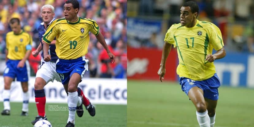 Denílson atuando pela Seleção brasileira - Foto: Reprodução Denílson atuando pela Seleção brasileira - Foto: Reprodução