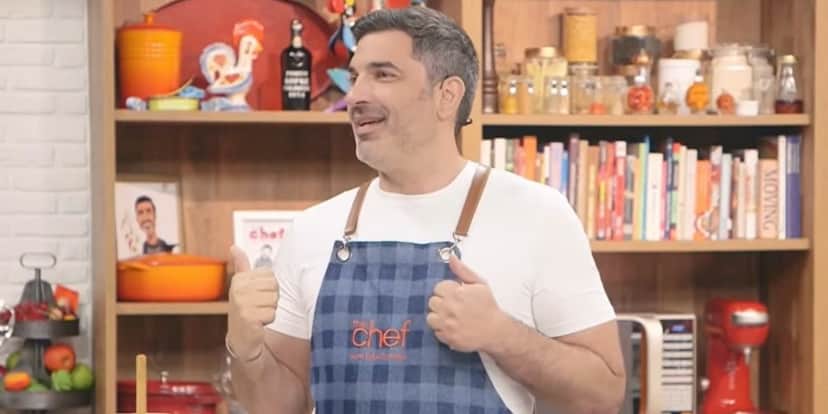 Edu Guedes vai para trás das câmeras do The Chef, debocha de funcionário e diretor intervém: "Está proibido" Edu Guedes vai para trás das câmeras do The Chef, debocha de funcionário e diretor intervém: "Está proibido"