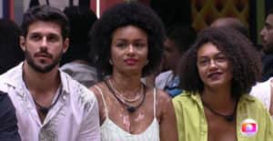 Rodrigo, Jessi e Natália se enfrentaram no segundo paredão do BBB22 (Foto: Reprodução / Globoplay) Rodrigo, Jessi e Natália se enfrentaram no segundo paredão do BBB22 (Foto: Reprodução / Globoplay)