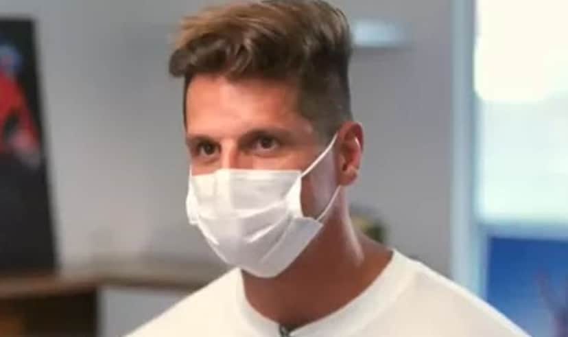 Fernando Fernandes em entrevista sobre o "No Limite" para o "Fantástico" (Divulgação/ TV Globo) Fernando Fernandes em entrevista sobre o "No Limite" para o "Fantástico" (Divulgação/ TV Globo)