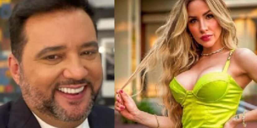 Geraldo Luís está vivendo história de amor com Victoria Moreira (Imagem: Montagem) Geraldo Luís está vivendo história de amor com Victoria Moreira (Imagem: Montagem)