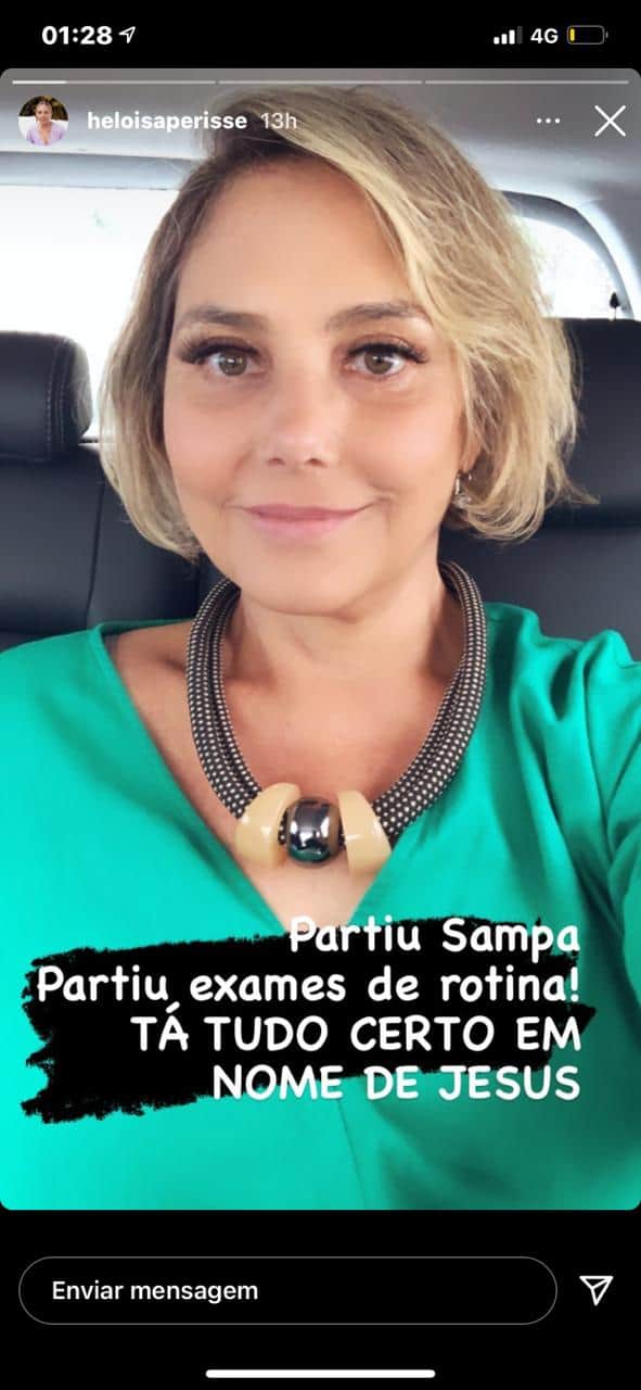 “Em nome de jesus”, diz Heloísa Périssé, após descoberta da câncer brutal e sofrimento desesperador “Em nome de jesus”, diz Heloísa Périssé, após descoberta da câncer brutal e sofrimento desesperador