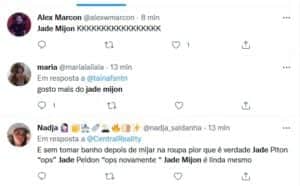 Internautas reagiram sobre o fato ocorrido com a sister durante a Prova do Líder do BBB22 (Foto: Reprodução / Twitter) Internautas reagiram sobre o fato ocorrido com a sister durante a Prova do Líder do BBB22 (Foto: Reprodução / Twitter)