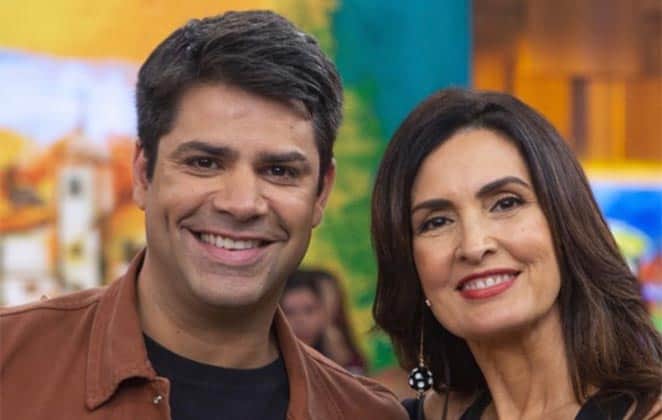 Lair Rennó e Fátima Bernardes Lair Rennó e Fátima Bernardes