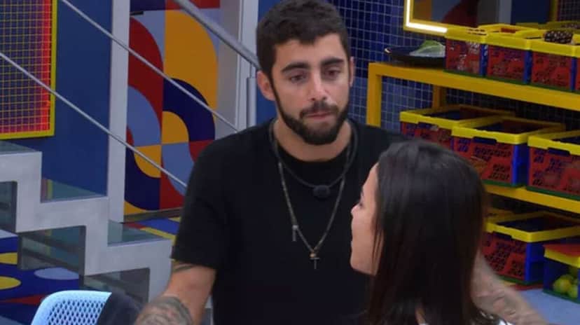 BBB22: Larissa e Scooby se entendem após confusão por causa de um limão (Foto: Reprodução) BBB22: Larissa e Scooby se entendem após confusão por causa de um limão (Foto: Reprodução)