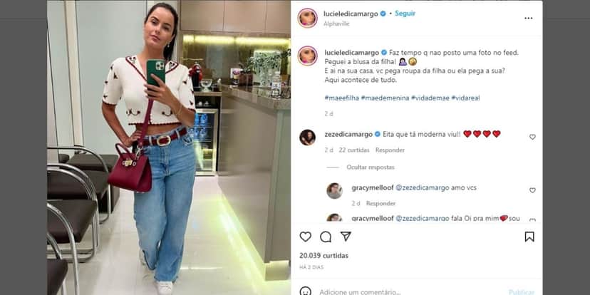 "Aqui acontece de tudo", Luciele Di Camargo denuncia o que vive em casa e Zezé se envolve: "Faz tempo" "Aqui acontece de tudo", Luciele Di Camargo denuncia o que vive em casa e Zezé se envolve: "Faz tempo"