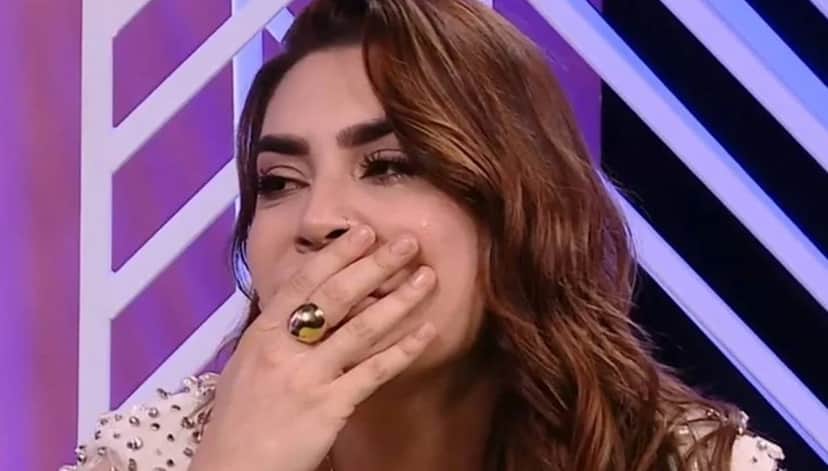 Naiara Azevedo se emociona no Rede BBB de Rafa Kalimann (Reprodução/ Globoplay)