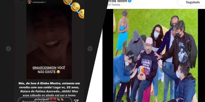 Marcos Mion se depara com anúncio de saída da Globo, vai ao chão e cai no choro com equipe: "Estamos em revolta" Marcos Mion se depara com anúncio de saída da Globo, vai ao chão e cai no choro com equipe: "Estamos em revolta"