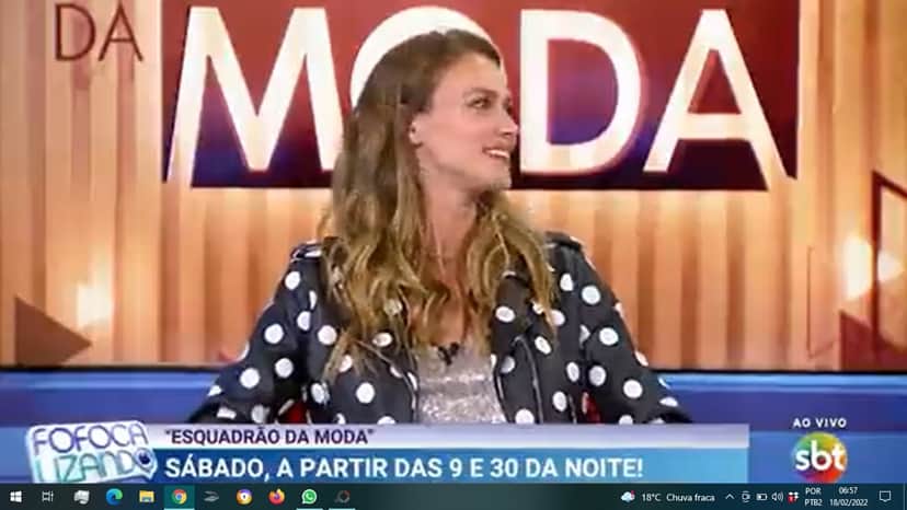 Renata Kuerten revela detalhes do novo "Esquadrão da Moda" no vespertino "Fofocalizando" (Reprodução) Renata Kuerten revela detalhes do novo "Esquadrão da Moda" no vespertino "Fofocalizando" (Reprodução)