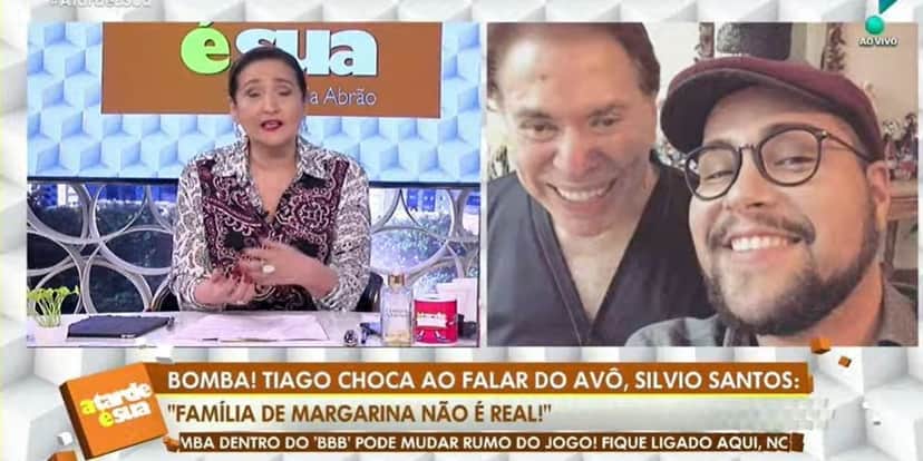 "Fala de amor e tudo isso é mágoa", detona Sonia Abrão sobre Tiago expor Silvio Santos: "Isso não vai te ajudar" "Fala de amor e tudo isso é mágoa", detona Sonia Abrão sobre Tiago expor Silvio Santos: "Isso não vai te ajudar"