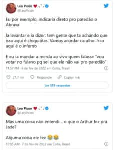 O irmão de Jade alfinetou Tiago Abravanel (Foto: Reprodução / Twitter)