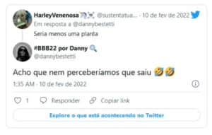 Web reagiu ao fato de Paulo André querer desistir do BBB22 (Foto: Reprodução / Twitter) Web reagiu ao fato de Paulo André querer desistir do BBB22 (Foto: Reprodução / Twitter)