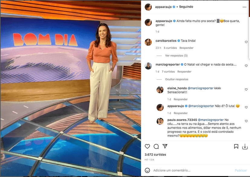 Ana Paula Araújo não esconde desejo de fim no Bom dia Brasil e expõe exaustão na Globo: "Ainda falta muito"