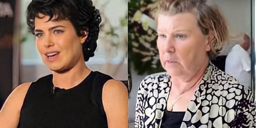 Ana Paula Arósio e sua mãe Ana Paula Arósio e sua mãe