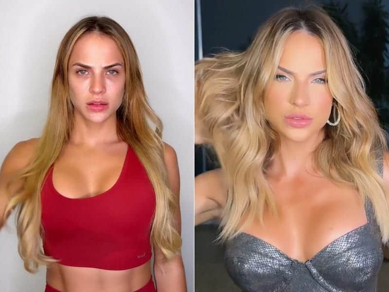 Ex-BBB Gabi Martins mostra antes e depois (Foto: Reprodução) Ex-BBB Gabi Martins mostra antes e depois (Foto: Reprodução)