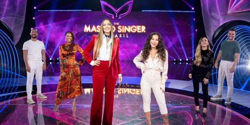Edu Sterblitch, Taís Araújo, Ivete Sangalo, Priscilla Alcântara, Tatá Werneck e Rodrigo Lombardi na segunda temporada do "The Masked Singer Brasil" (Foto: Divulgação/TV Globo) Edu Sterblitch, Taís Araújo, Ivete Sangalo, Priscilla Alcântara, Tatá Werneck e Rodrigo Lombardi na segunda temporada do "The Masked Singer Brasil" (Foto: Divulgação/TV Globo)