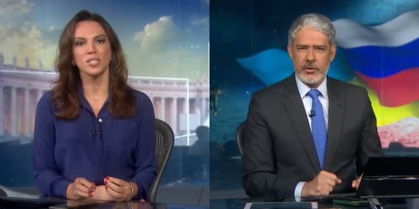 Ana Paula Araújo ocupa o lugar de Renata Vasconcellos no "Jornal Nacional" (Foto: Reprodução/TV Globo) Ana Paula Araújo ocupa o lugar de Renata Vasconcellos no "Jornal Nacional" (Foto: Reprodução/TV Globo)