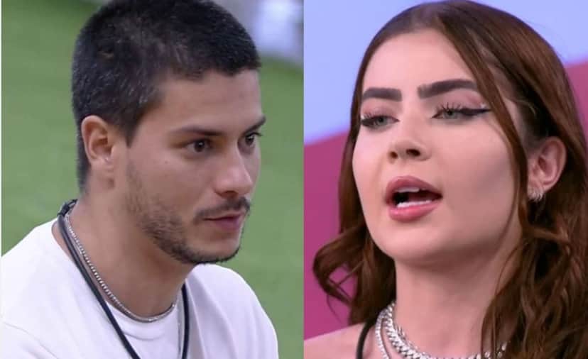 Arthur Aguiar e Jade Picon eram inimigos mortais no BBB22 (Foto: Reprodução/Montagem) Arthur Aguiar e Jade Picon eram inimigos mortais no BBB22 (Foto: Reprodução/Montagem)