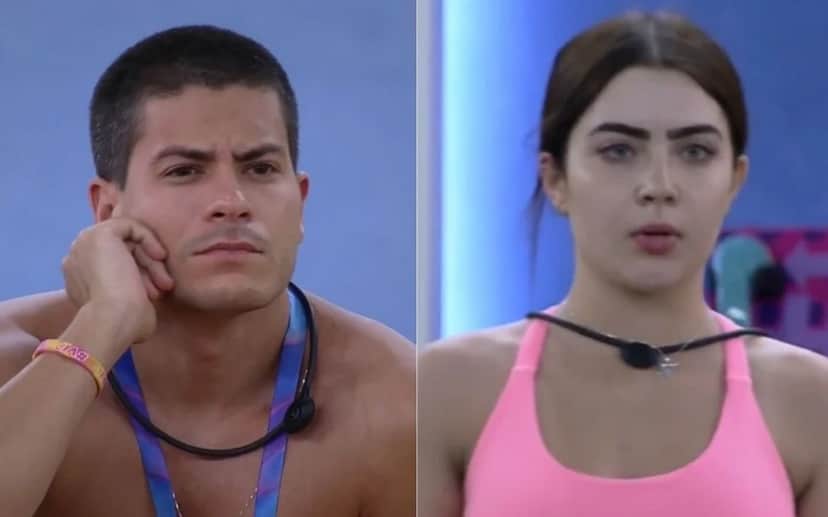 BBB22: Jade Picon x Arthur Aguiar é o duelo da edição (Foto: Reprodução / Globoplay) BBB22: Jade Picon x Arthur Aguiar é o duelo da edição (Foto: Reprodução / Globoplay)