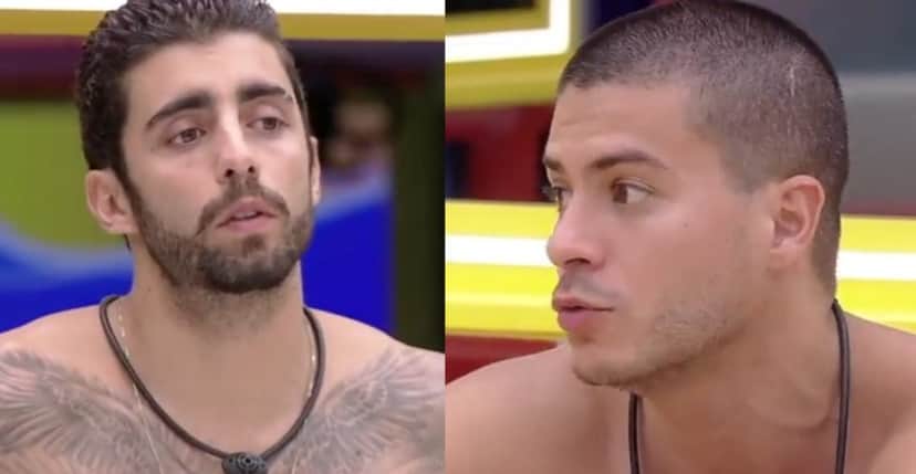 BBB22: Arthur Aguiar se revolta após brothers 'entregarem' liderança para Lina (Foto: Reprodução / Globoplay) BBB22: Arthur Aguiar se revolta após brothers 'entregarem' liderança para Lina (Foto: Reprodução / Globoplay)