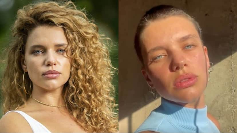 Bruna Linzmeyer antes e depois de "Pantanal" Bruna Linzmeyer antes e depois de "Pantanal"