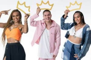 Natália Deodato, Arthur Aguiar e Linn da Quebrada são os favoritos para ganharem o BBB22 (Foto: Reprodução / Globo) Natália Deodato, Arthur Aguiar e Linn da Quebrada são os favoritos para ganharem o BBB22 (Foto: Reprodução / Globo)