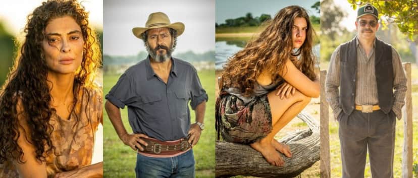 Elenco de 'Pantanal' é repleto de astros e estrelas (Foto: Reprodução / Globo / Montagem TV Foco) Elenco de 'Pantanal' é repleto de astros e estrelas (Foto: Reprodução / Globo / Montagem TV Foco)