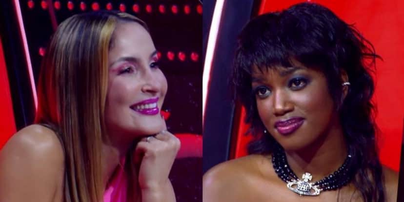 Claudia Leitte se derreteu ao se declarar para Iza (Imagem: Reprodução) Claudia Leitte se derreteu ao se declarar para Iza (Imagem: Reprodução)