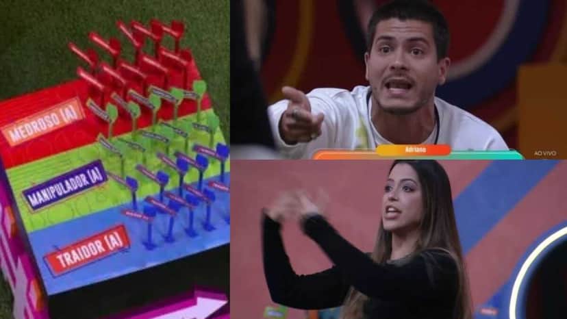 BBB22: Arthur Aguiar e Laís brigam feio no Jogo da Discórdia (Foto: Reprodução/Montagem) BBB22: Arthur Aguiar e Laís brigam feio no Jogo da Discórdia (Foto: Reprodução/Montagem)