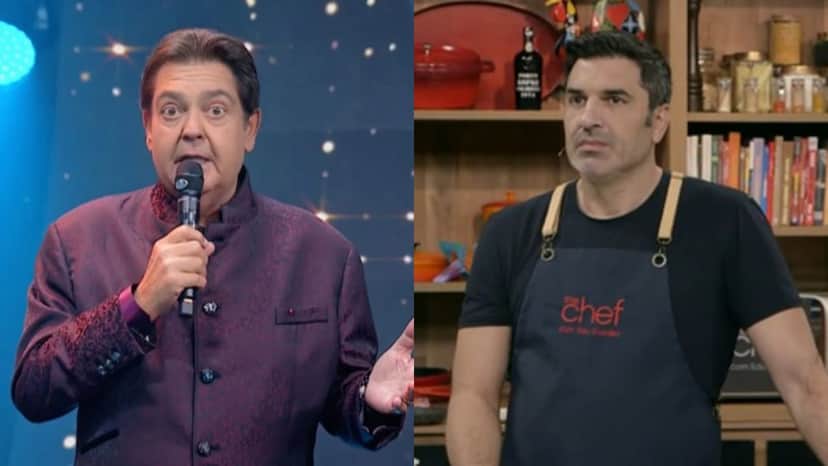 Edu Guedes enche Faustão de elogios (Foto: Reprodução) Edu Guedes enche Faustão de elogios (Foto: Reprodução)