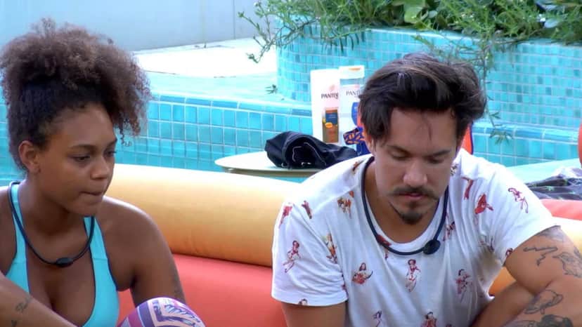 BBB22: Eliezer conversa com Jessilane sobre jogo (Foto: Reprodução) BBB22: Eliezer conversa com Jessilane sobre jogo (Foto: Reprodução)