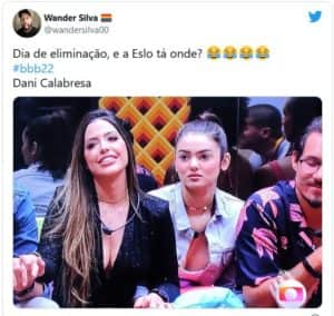 Web não perdoa fama de Eslovênia do BBB22 (Foto: Reprodução / Twitter) Web não perdoa fama de Eslovênia do BBB22 (Foto: Reprodução / Twitter)