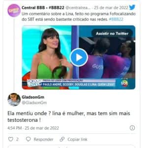 Opinião de apresentadora dividiu opiniões na web (Foto: Reprodução / Twitter) Opinião de apresentadora dividiu opiniões na web (Foto: Reprodução / Twitter)
