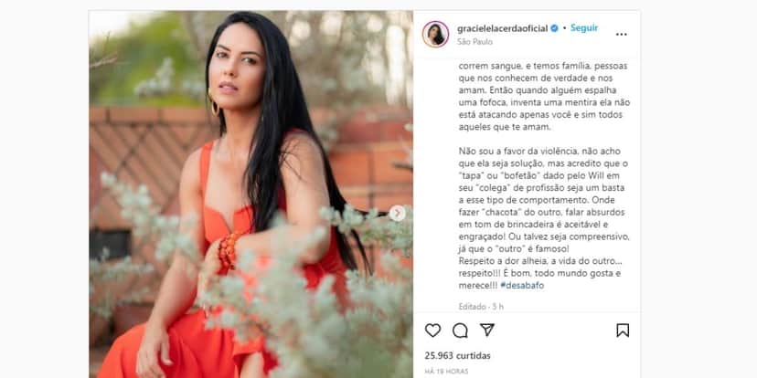 "Te desrespeitando", Graciele denuncia o que sofre em textão e Zezé é envolvido: "Aguentar tudo calada" "Te desrespeitando", Graciele denuncia o que sofre em textão e Zezé é envolvido: "Aguentar tudo calada"