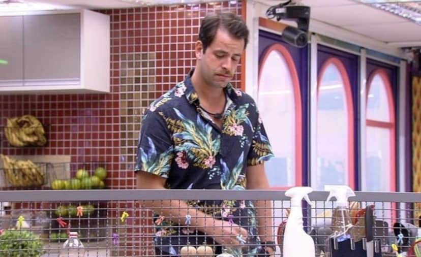 BBB22: Gustavo deixará de cozinhar para brothers (Foto: Reprodução / Globoplay) BBB22: Gustavo deixará de cozinhar para brothers (Foto: Reprodução / Globoplay)