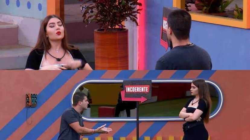 BBB22: Jade Picon e Arthur Aguiar no Jogo da Discórdia (Foto: Reprodução/Montagem) BBB22: Jade Picon e Arthur Aguiar no Jogo da Discórdia (Foto: Reprodução/Montagem)