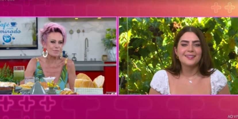 BBB22: Jade Picon conversa com Ana Maria Braga no Mais Você (Foto: Reprodução) BBB22: Jade Picon conversa com Ana Maria Braga no Mais Você (Foto: Reprodução)
