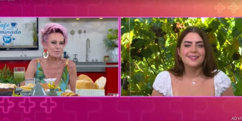 BBB22: Jade Picon conversa com Ana Maria Braga no Mais Você (Foto: Reprodução) BBB22: Jade Picon conversa com Ana Maria Braga no Mais Você (Foto: Reprodução)