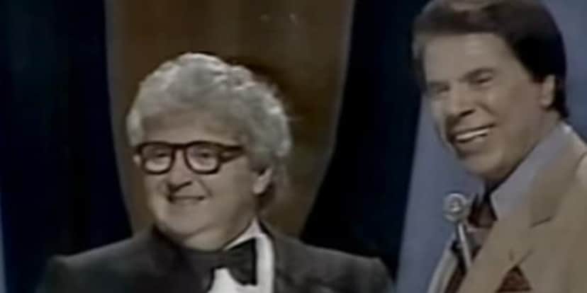 Jô Soares e Silvio Santos no "Troféu Imprensa", em 1987 (Foto: Reprodução/SBT) Jô Soares e Silvio Santos no "Troféu Imprensa", em 1987 (Foto: Reprodução/SBT)